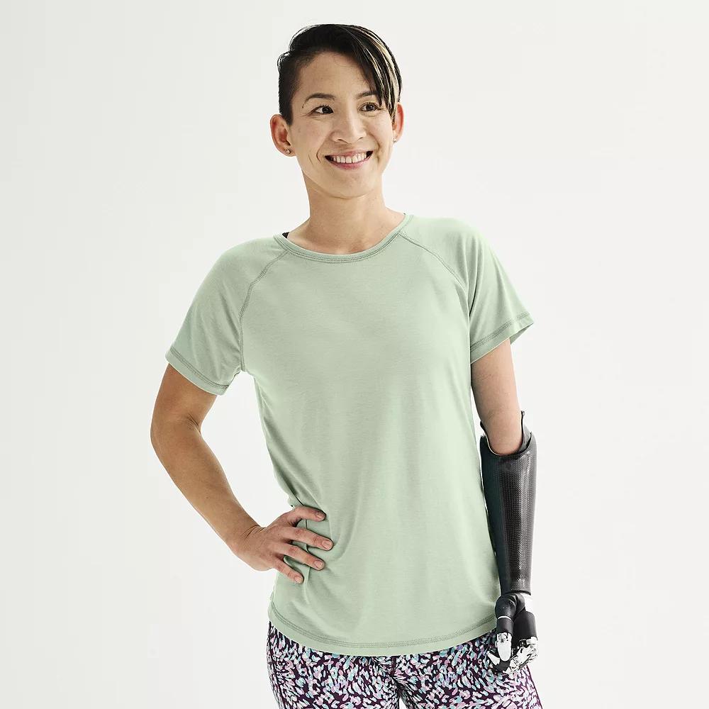 Women's Tek Gear® Adaptive Essential Core Raglan Tee,  Product Image
