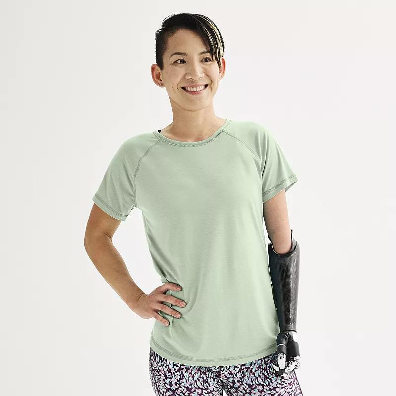 Women's Tek Gear® Adaptive Essential Core Raglan Tee,  Product Image