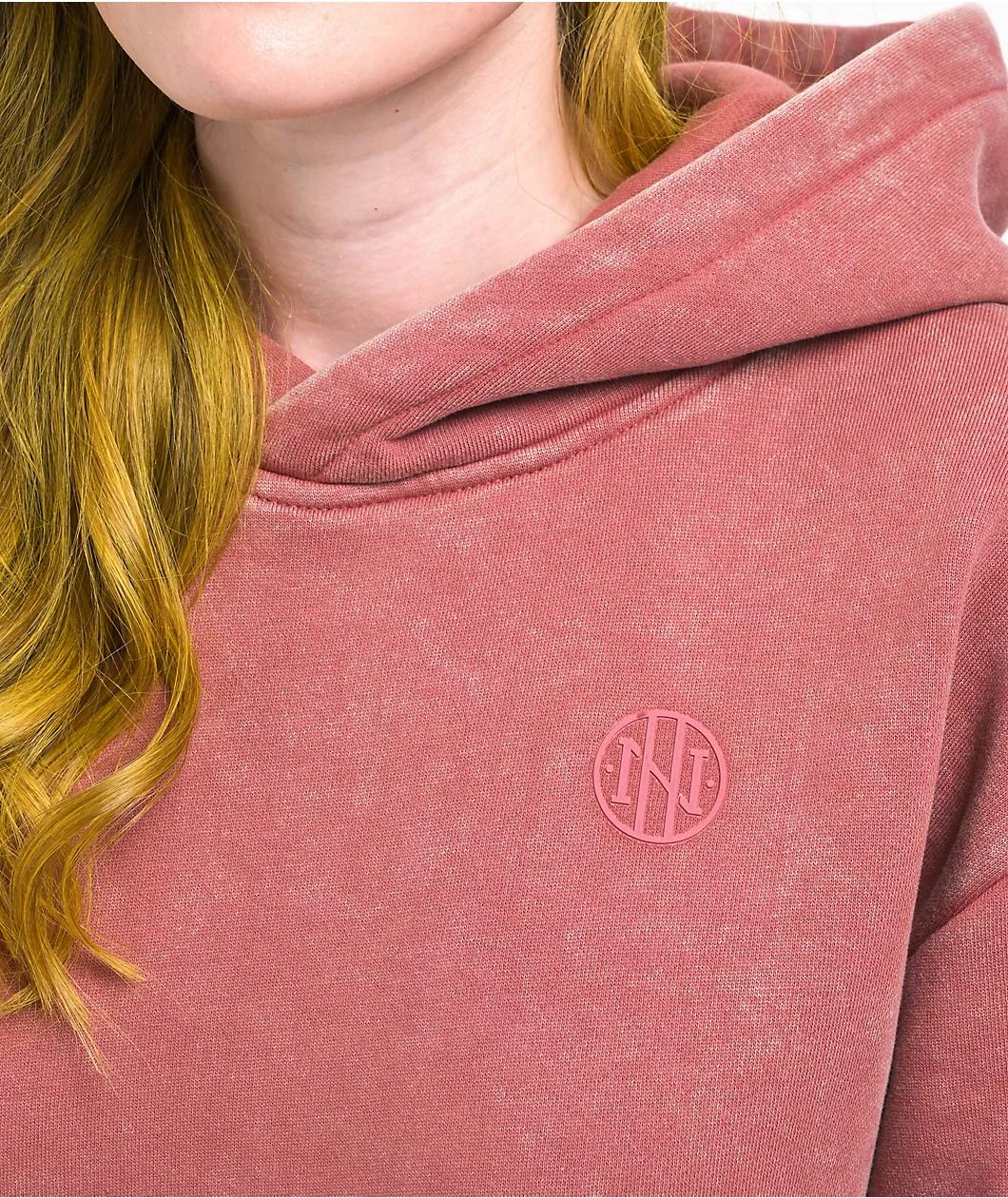 Ninth Hall Fundamentals Red Wash Relaxed Hoodie Product Image