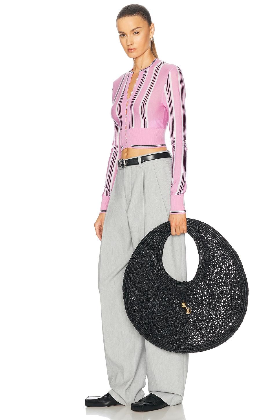 Le Rond Spiaggia raffia shoulder bag Product Image