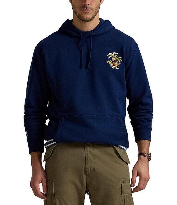 Polo Ralph Lauren Big & Tall Embroidered Loopback Fleece Hoodie Product Image