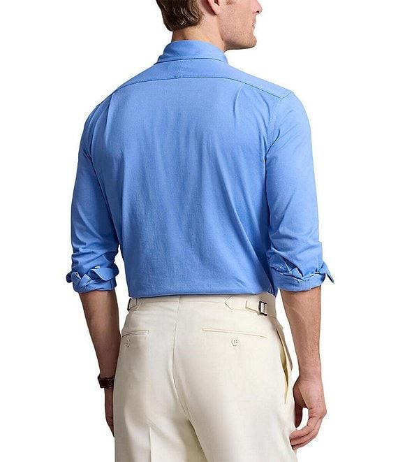 Polo Ralph Lauren Jersey Long Sleeve Woven Shirt Product Image