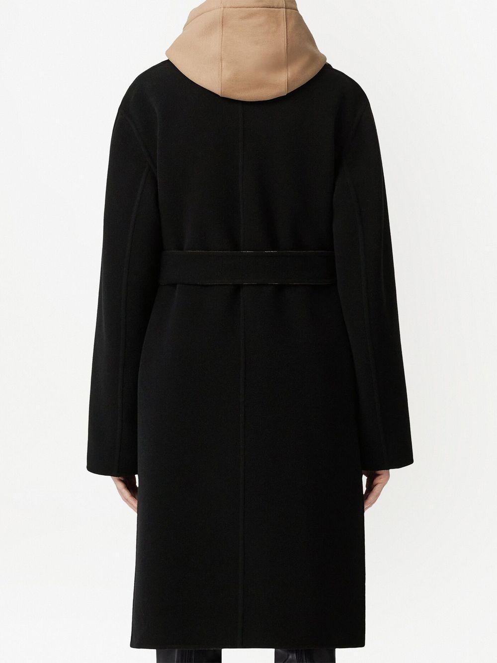 check-pattern reversible wool coat Product Image