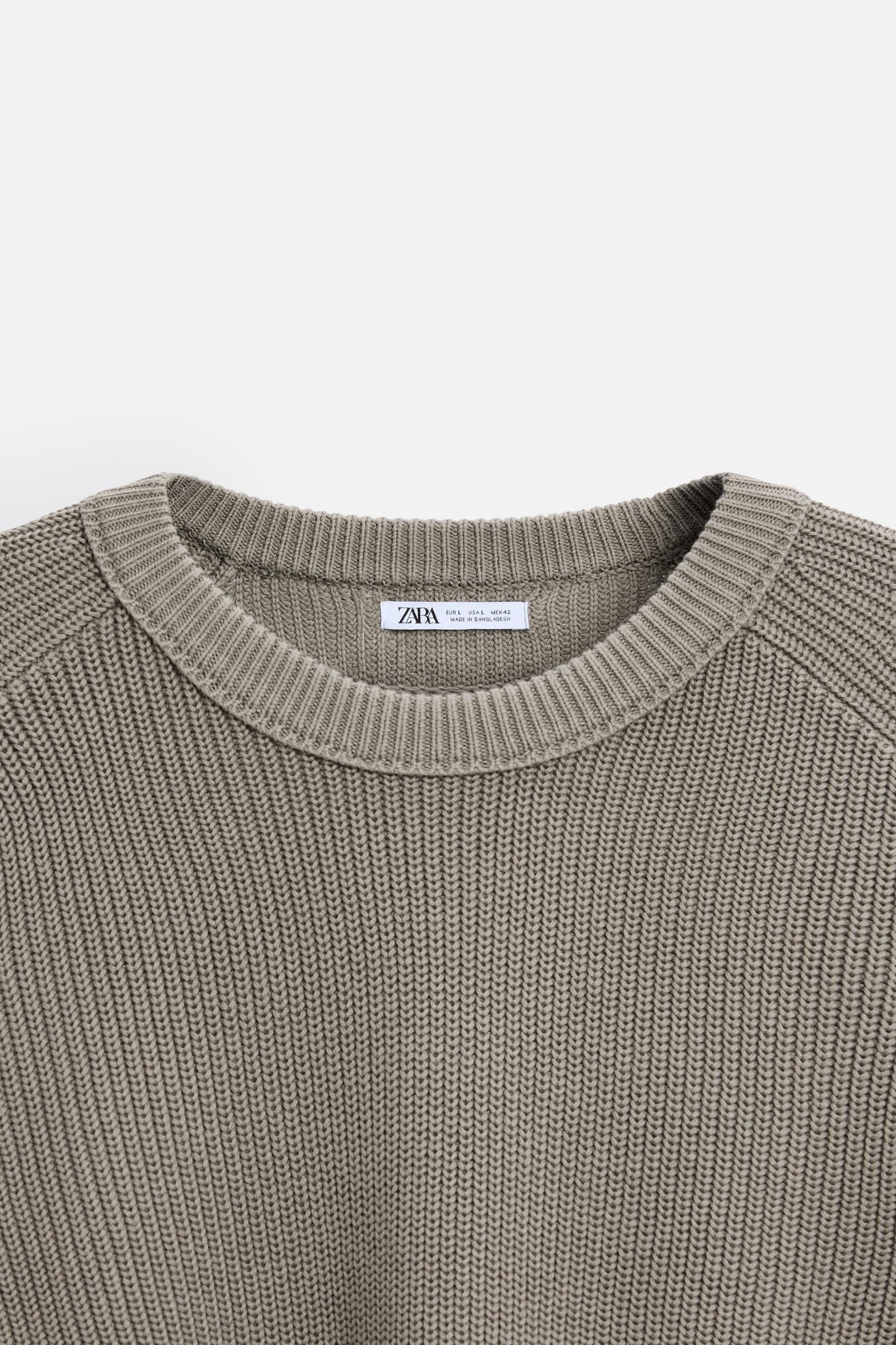 RELAXED FIT STRUCTURE SWEATER Product Image