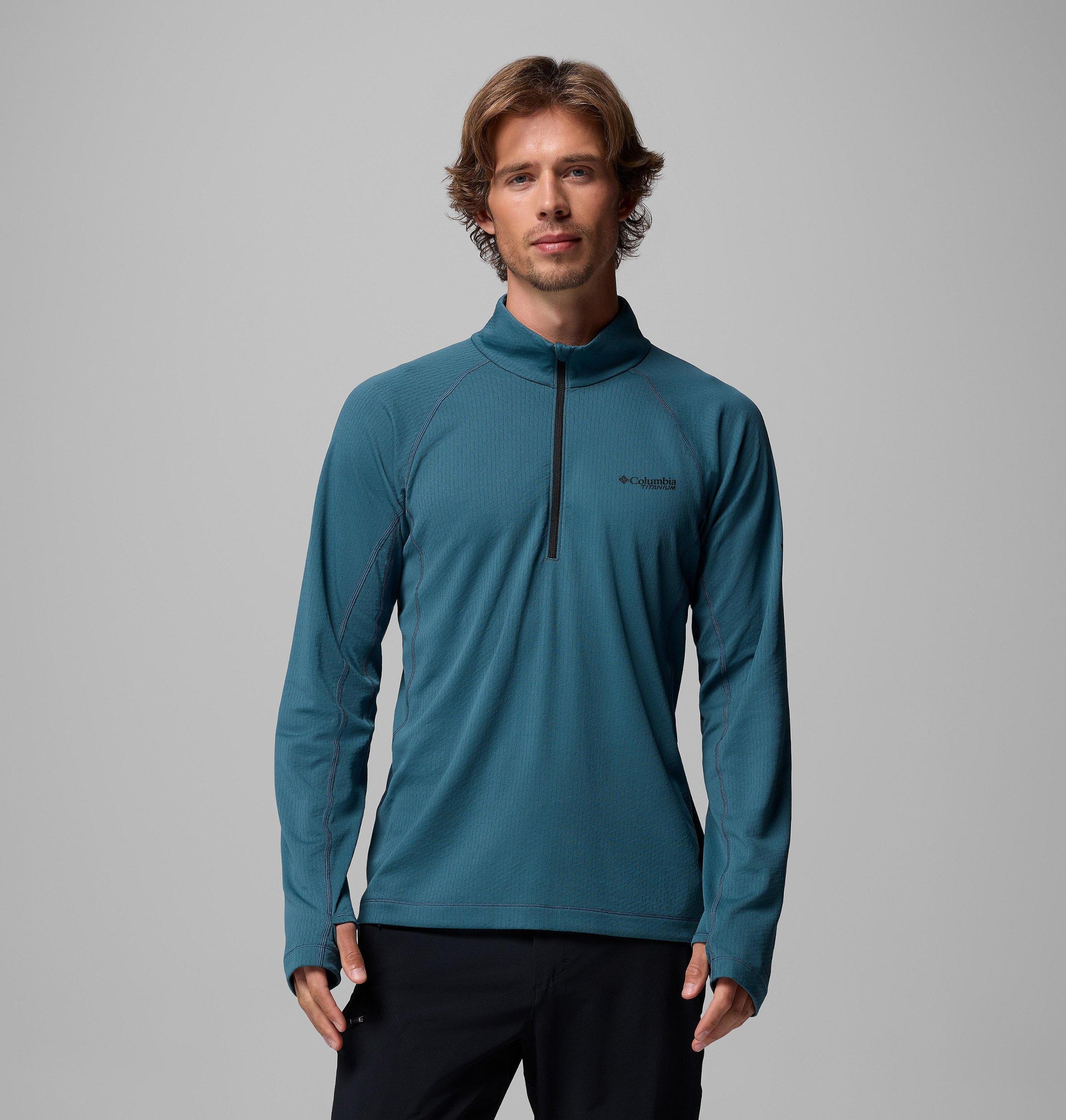 Columbia Mens DriVenture Half Zip Shirt - Tall- Product Image