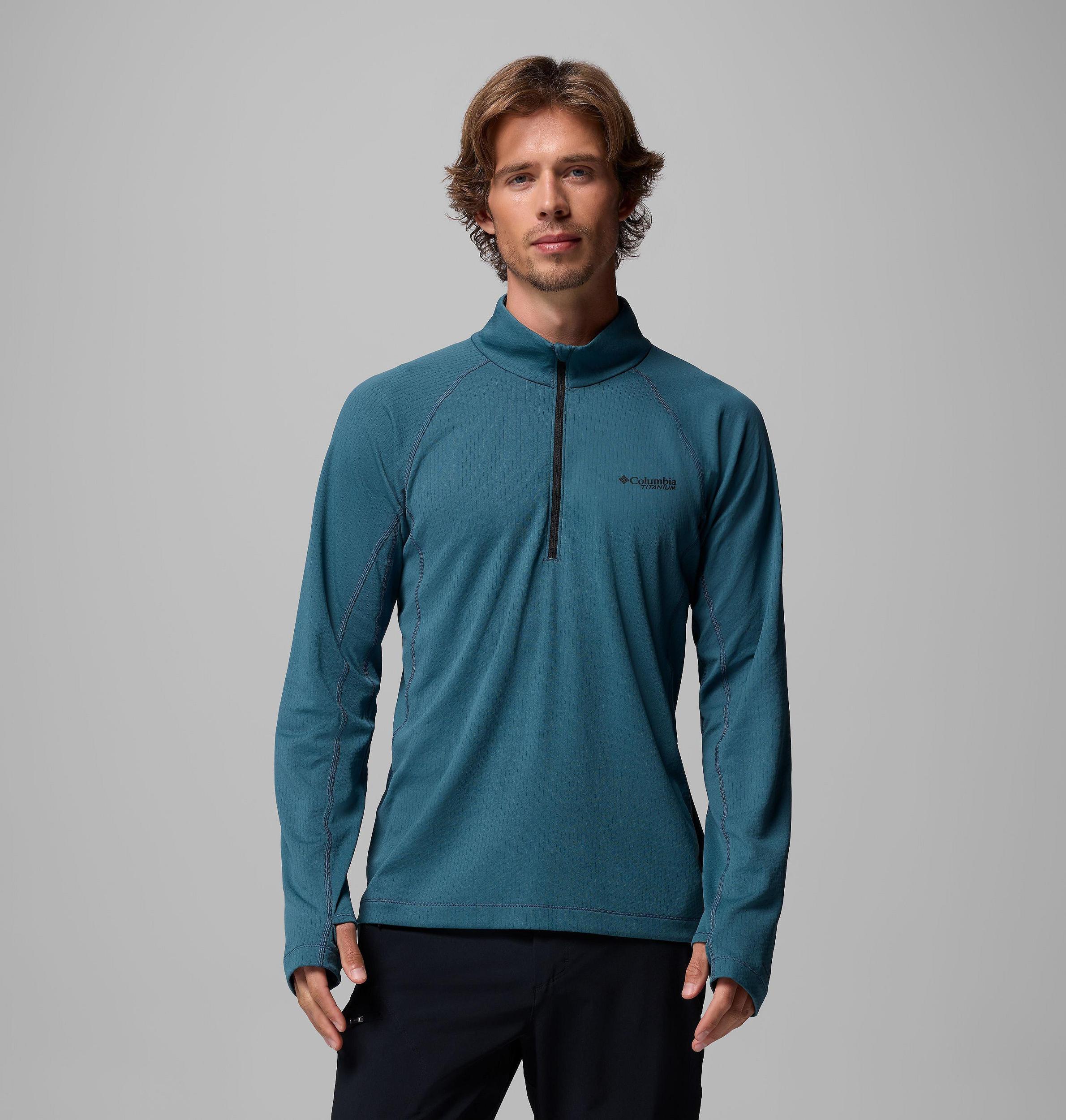 Columbia Mens DriVenture Half Zip Shirt - Tall- Product Image