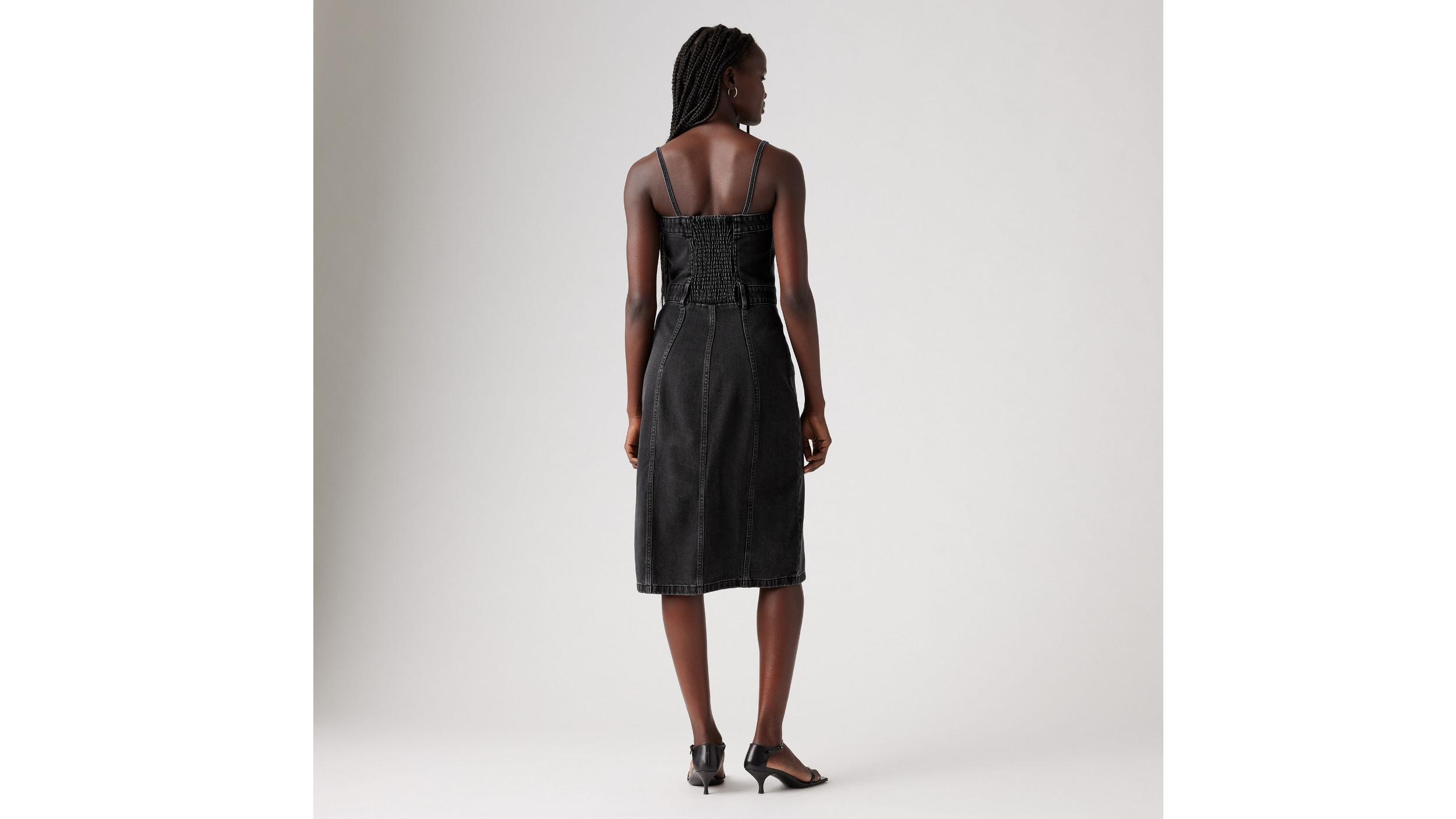 Denim Bustier Dress Product Image