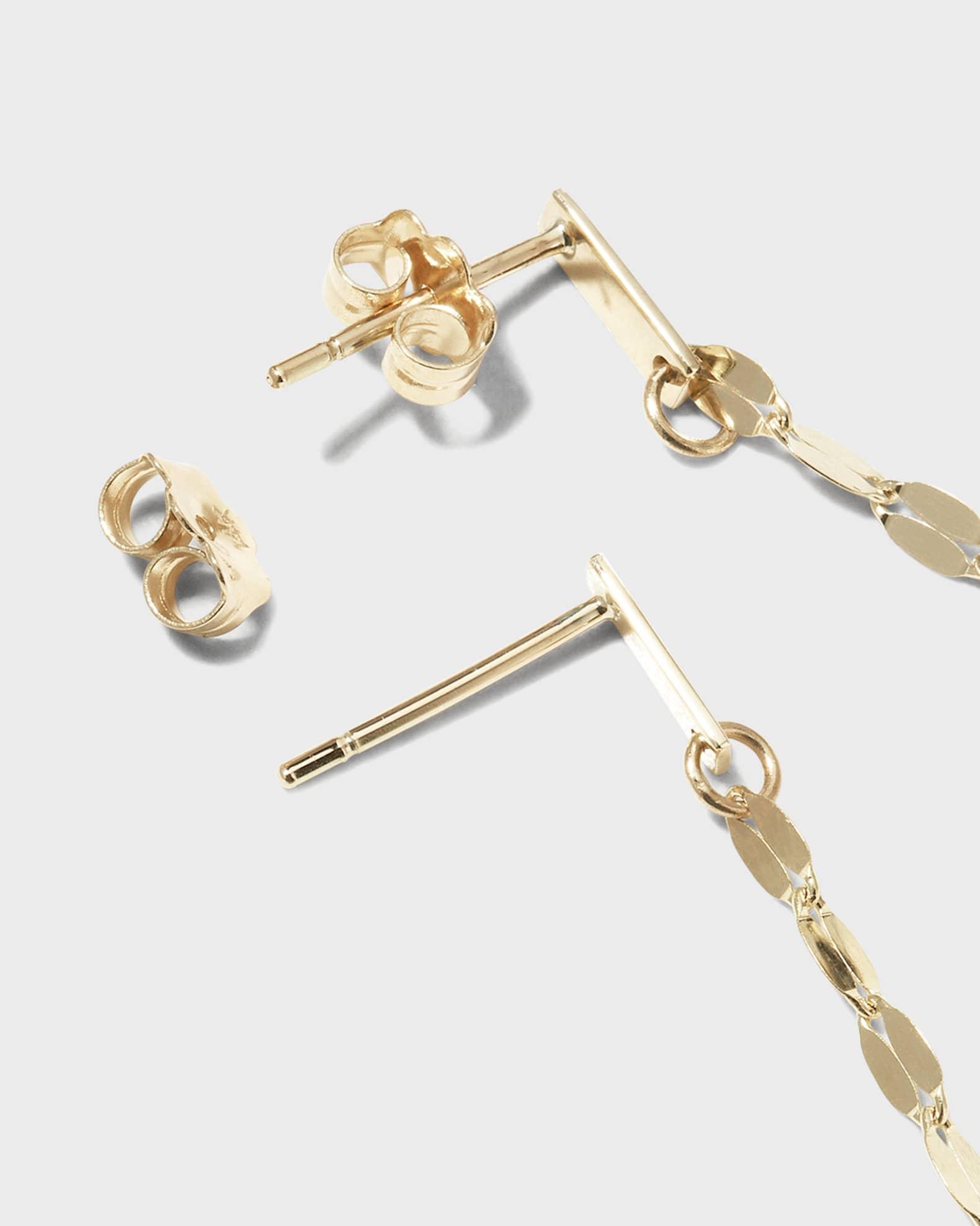 Small Linear Mega Gloss Blake Duster Earrings Product Image