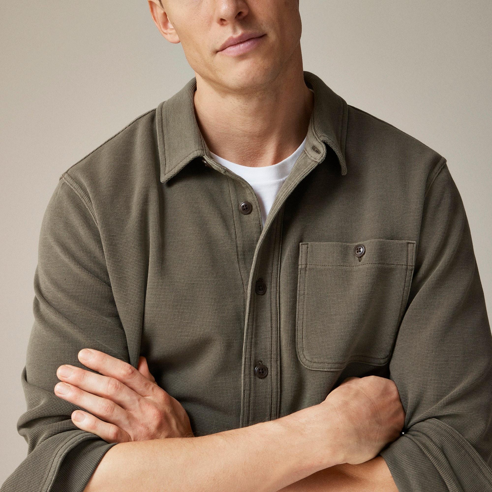 Cotton waffle shirt Product Image