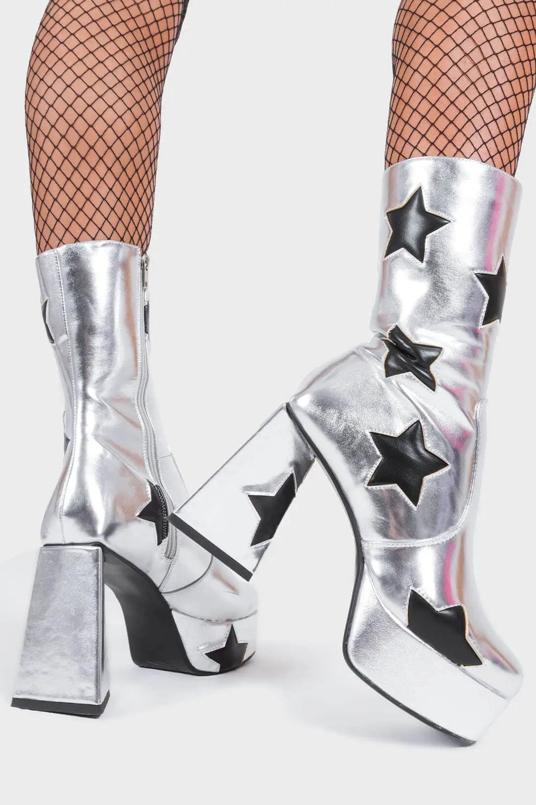 Seeking Stars Platform Ankle Boots Product Image