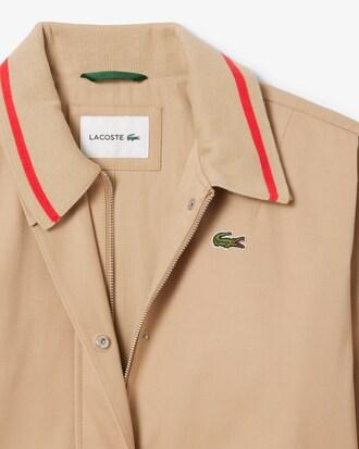 Twill Polo Collar Car Coat Product Image