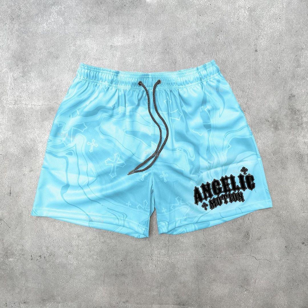 Sopula Angelic Motion Cross Street Mesh Shorts Product Image