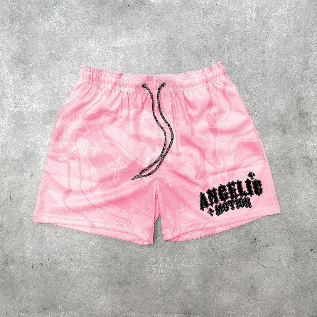Sopula Angelic Motion Cross Street Mesh Shorts Product Image