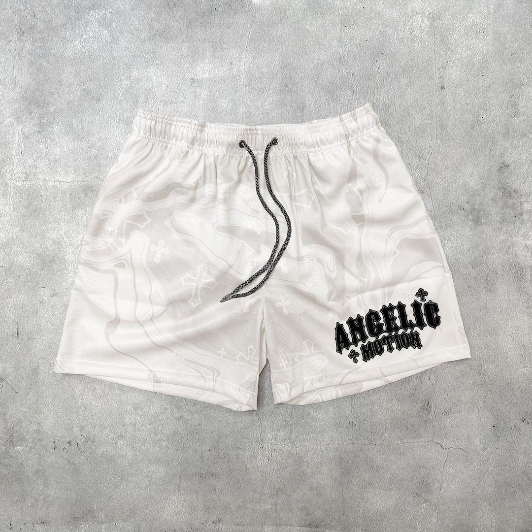 Sopula Angelic Motion Cross Street Mesh Shorts Product Image