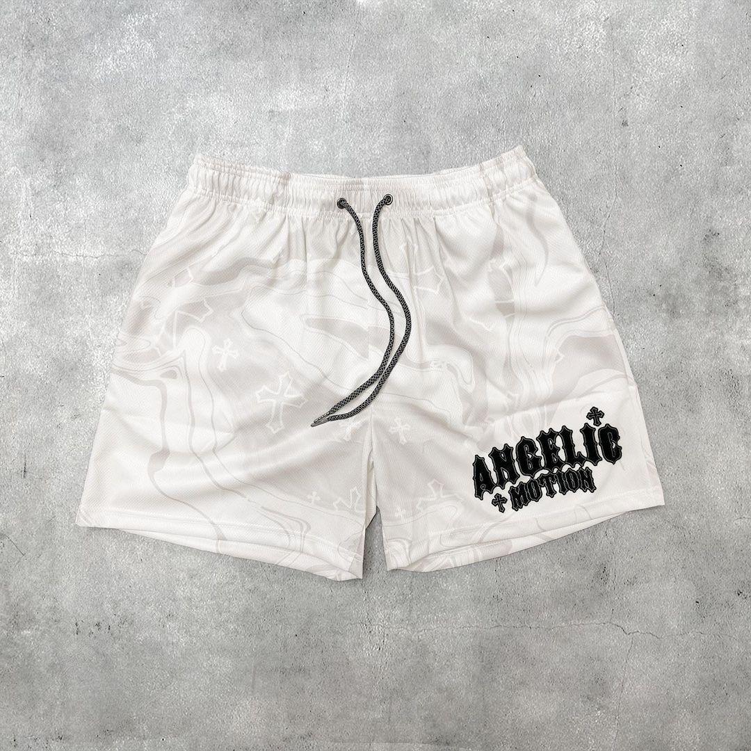 Sopula Angelic Motion Cross Street Mesh Shorts Product Image