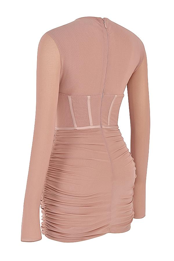 Adanna  blush corset mini dress Product Image