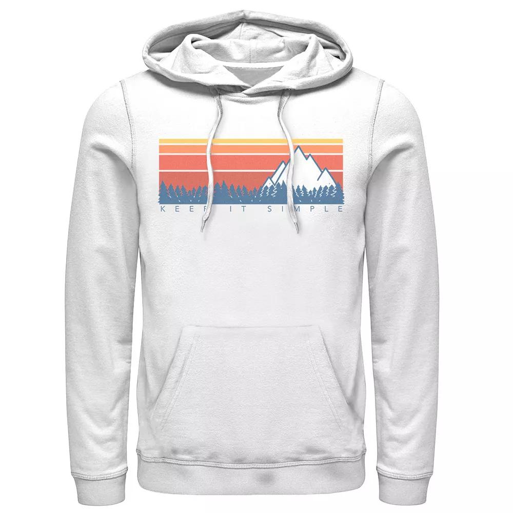 Men's Keep It Simple Gradiant Mountain Range Hoodie,  Product Image