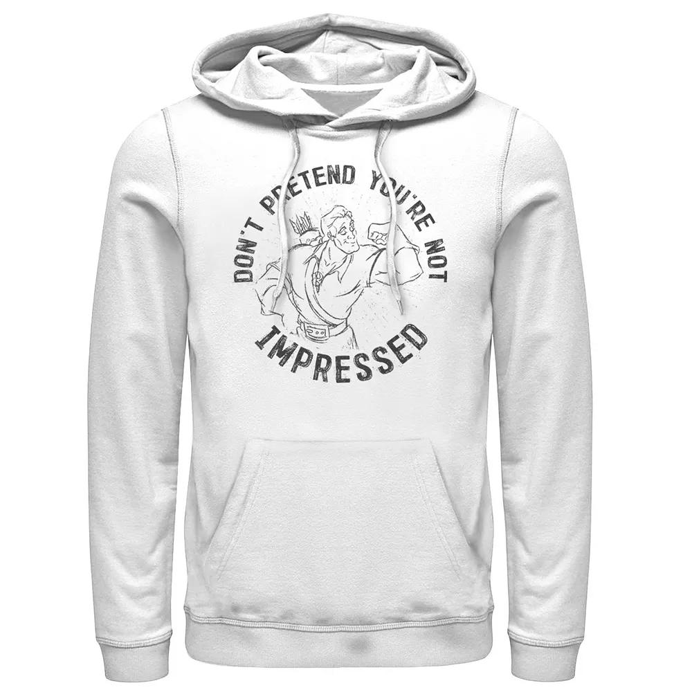 Disney's Beauty And The Beast Gaston Men's Muscles Hoodie, Size: XXL, White Product Image