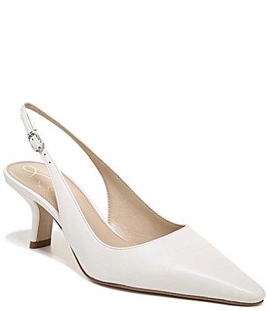 Womens Bianka Leather Slingback Pumps Product Image