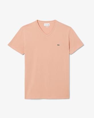 Men's Lightweight Pima Cotton V-Neck T-Shirt Product Image