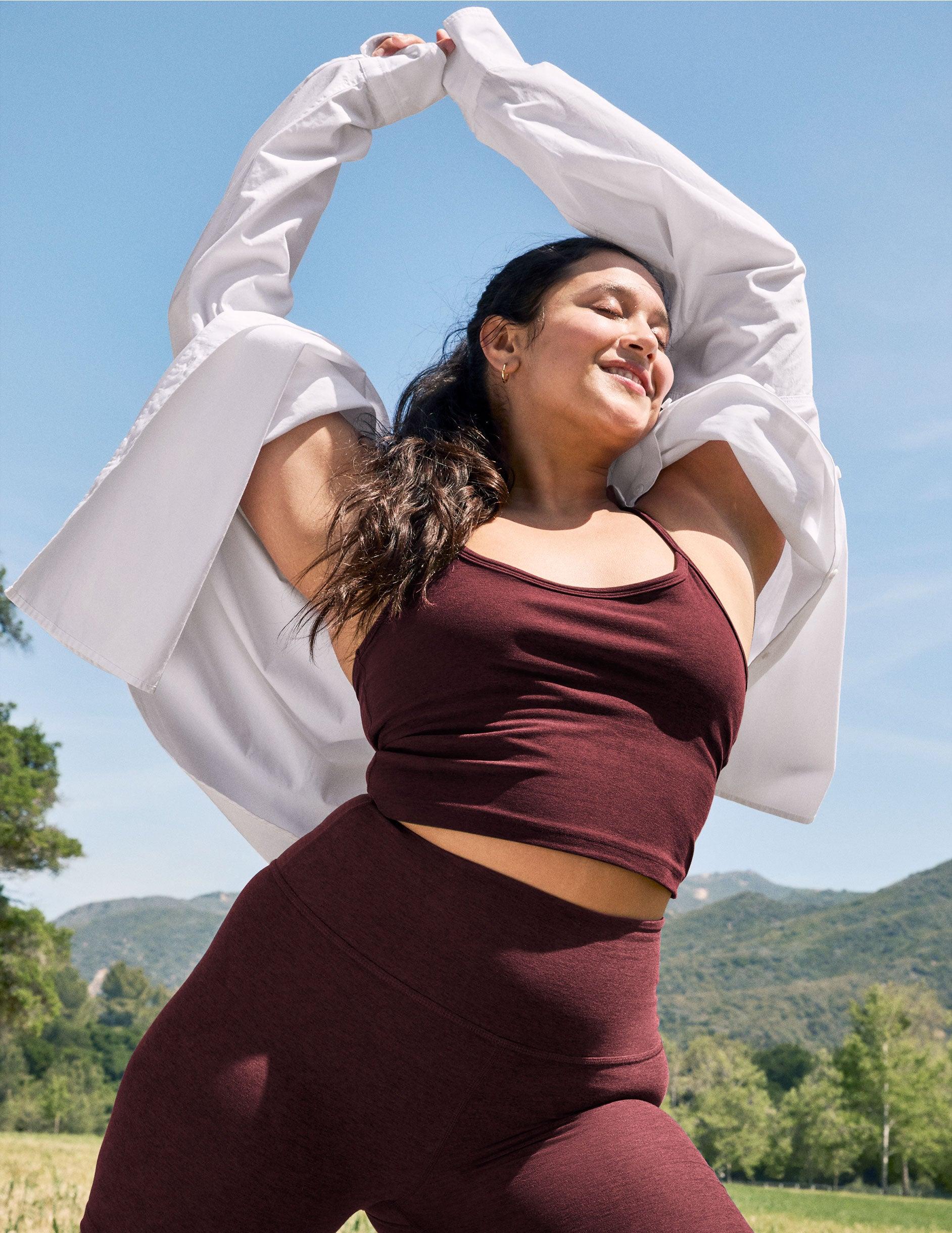 Spacedye Slim Racerback Cropped Tank Product Image