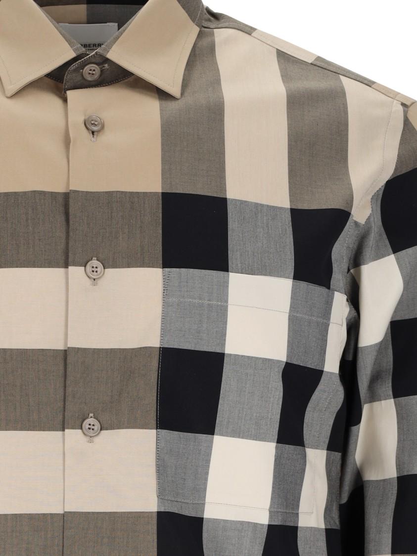 checkered cotton shirt Product Image