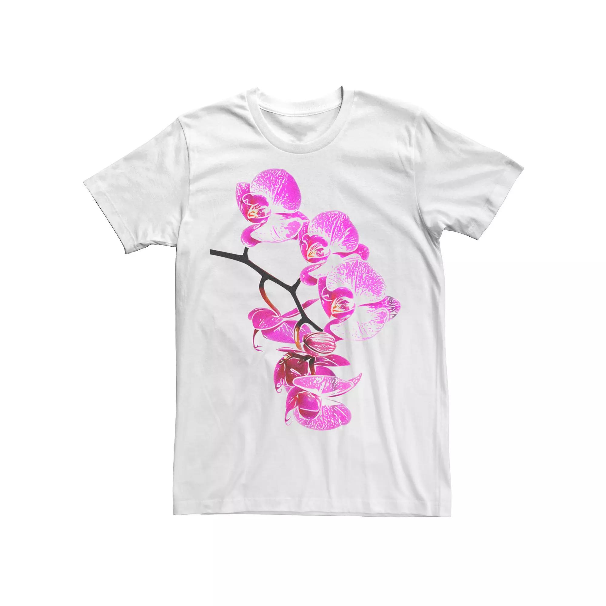 Men's Orchid Branch Graphic Tee, Size: Small, White Product Image