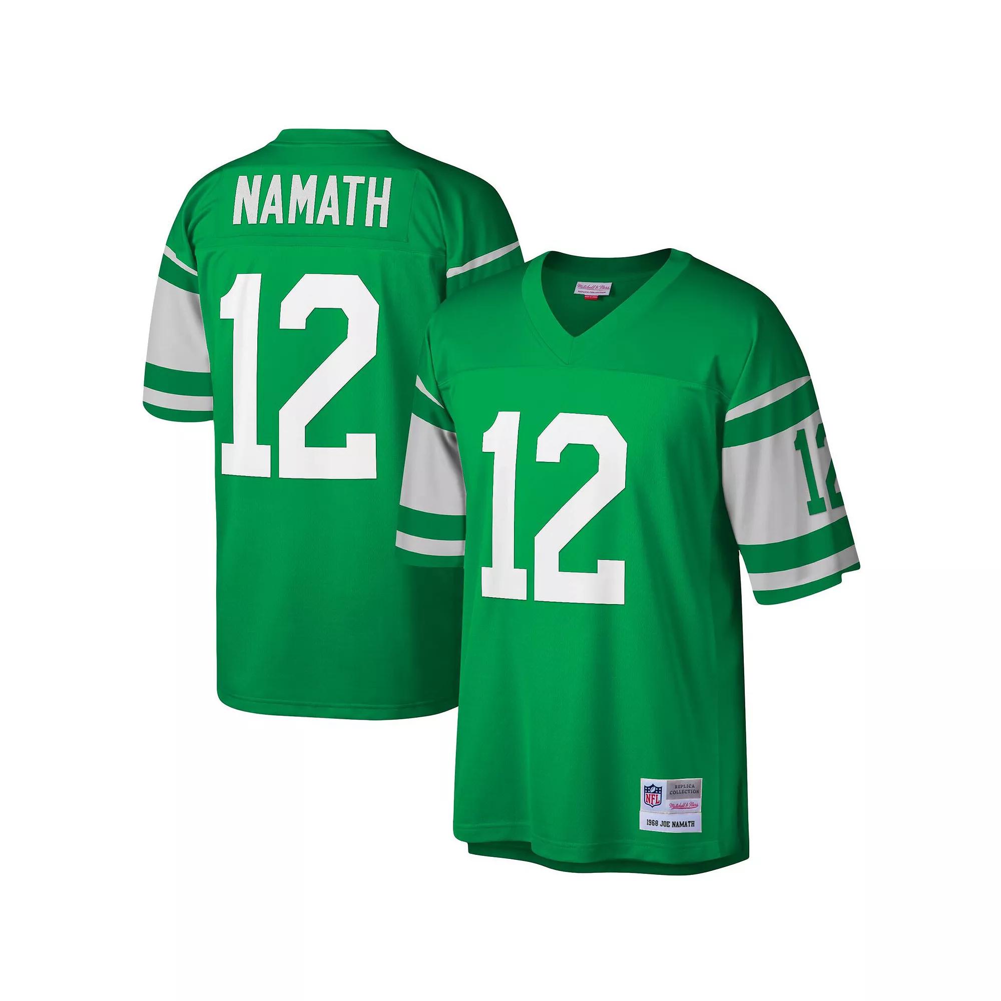 Men's Mitchell & Ness Joe Namath Kelly Green New York Jets Legacy Replica Jersey,  Product Image