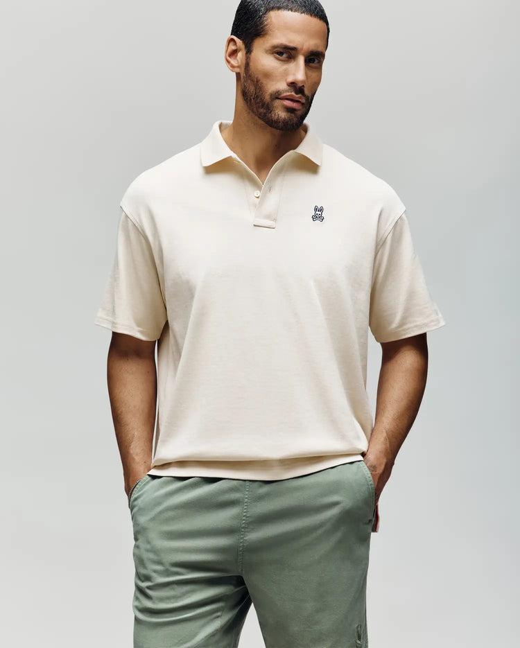 MENS HENRY OVERSIZED FIT POLO - MT0100104 Male Product Image