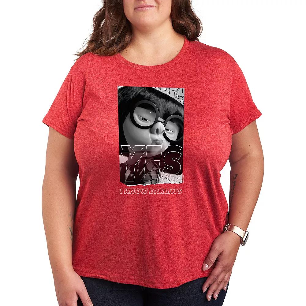 Disney / Pixar's The Incredibles Edna Plus Yes Darling Graphic Tee, Women's,  Product Image