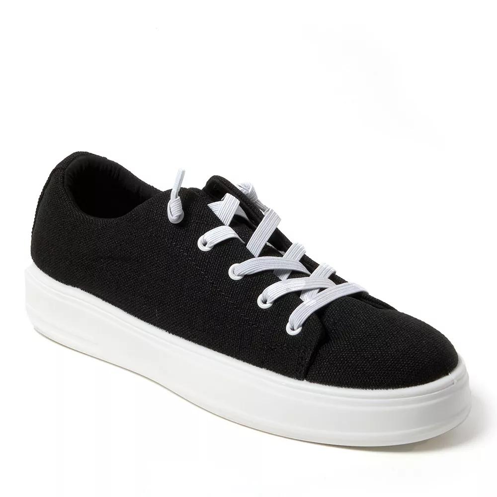 Original Comfort by Dearfoams Mabel Woven Lace-Up Women's Shoes,  Product Image