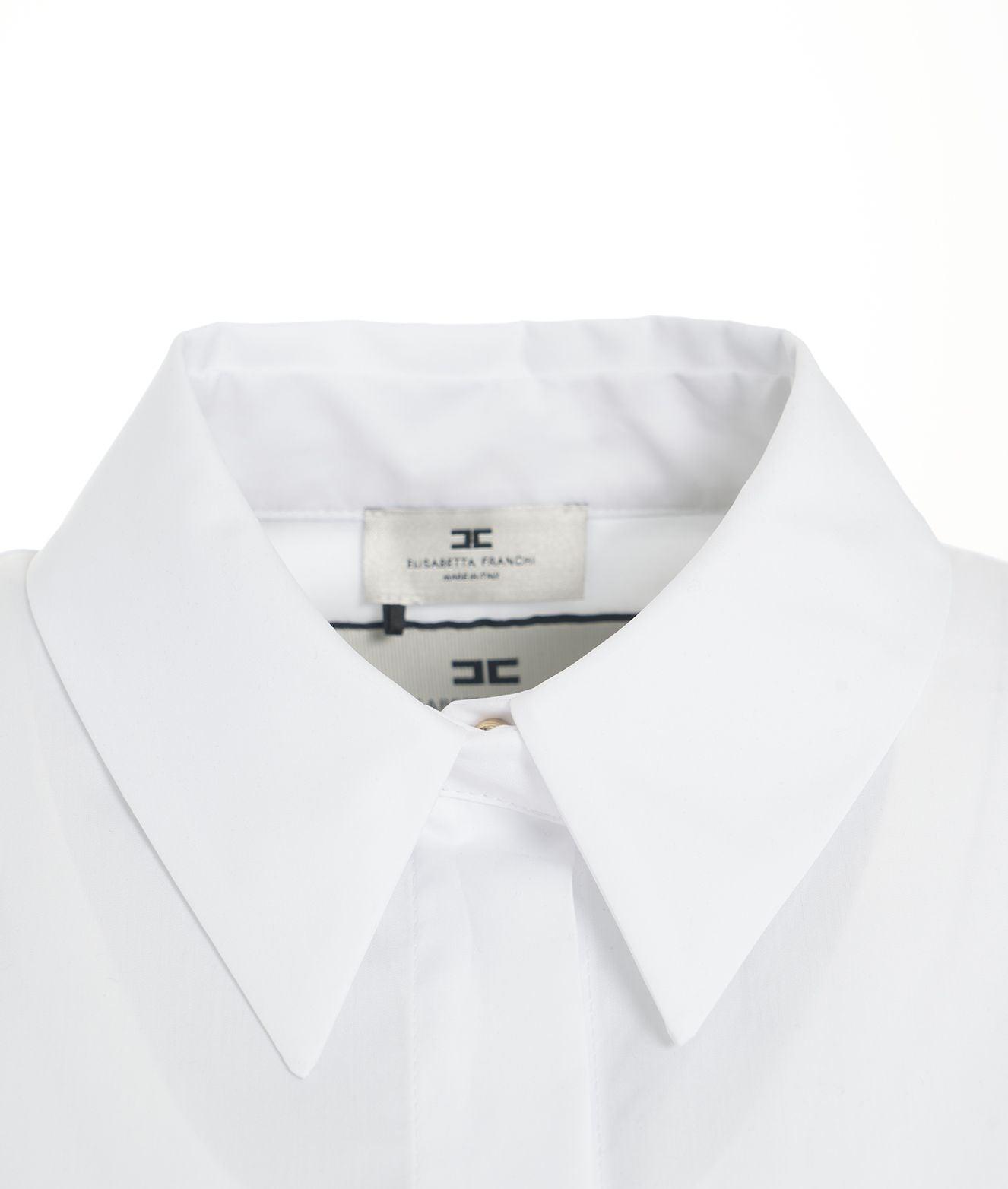 Blouse with logo details Product Image