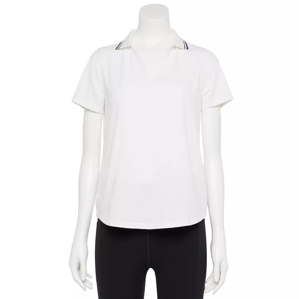 Women's Tek Gear® Sport Gear Polo Tee with Piping,  Product Image