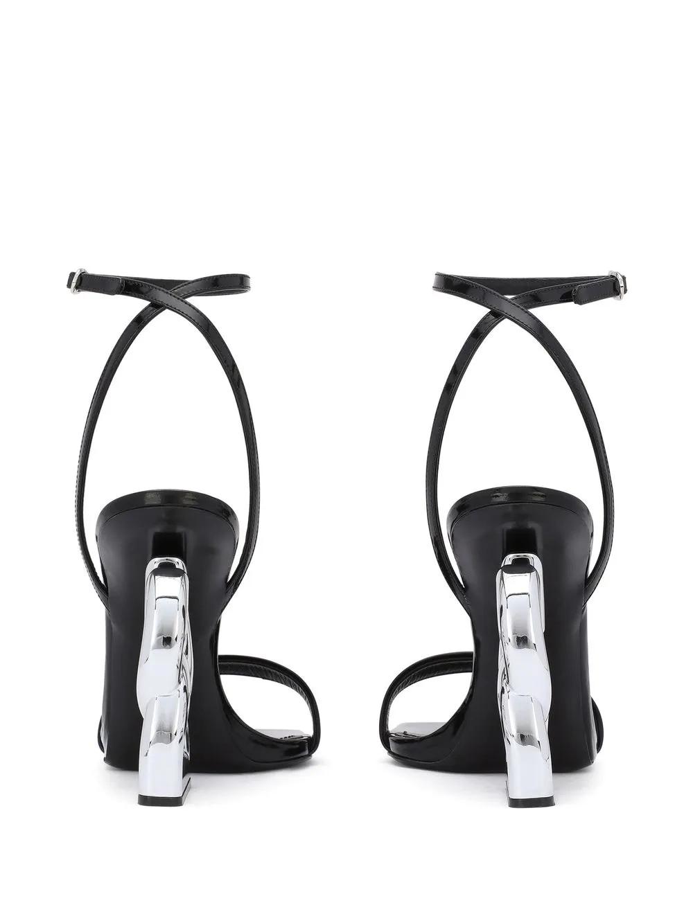 105mm 3.5 patent leather sandals Product Image