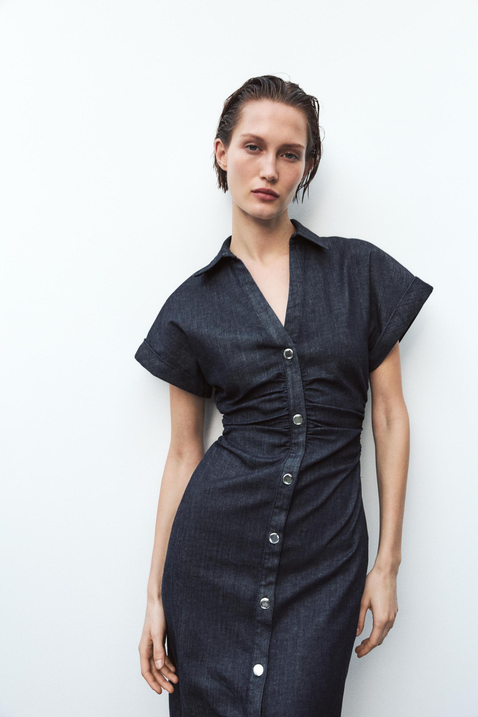 Z1975 DENIM MIDI DRESS Product Image