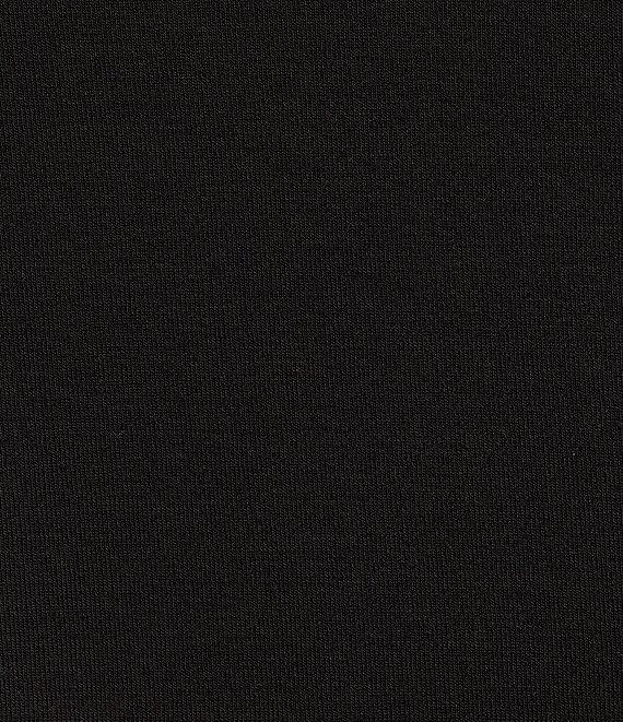 Nottibianche Split Round Neck Short Sleeve Coordinating Solid Knit Sleep Top Product Image