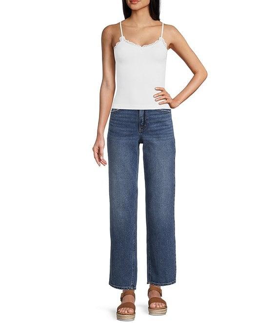 Moa Moa Sleeveless V-Neck Basic Tank Top Product Image