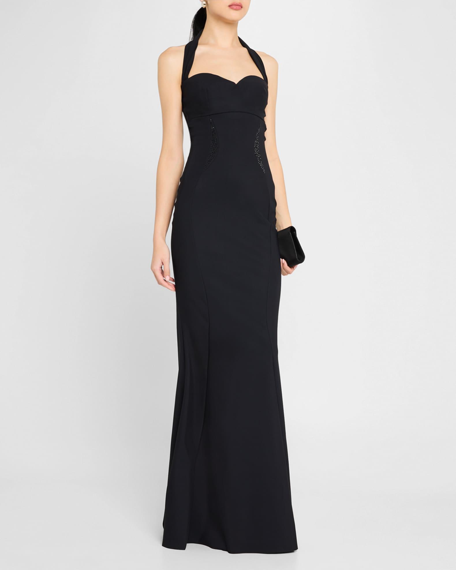 Aryas Rhinestone-Embellished Sweetheart Gown Product Image