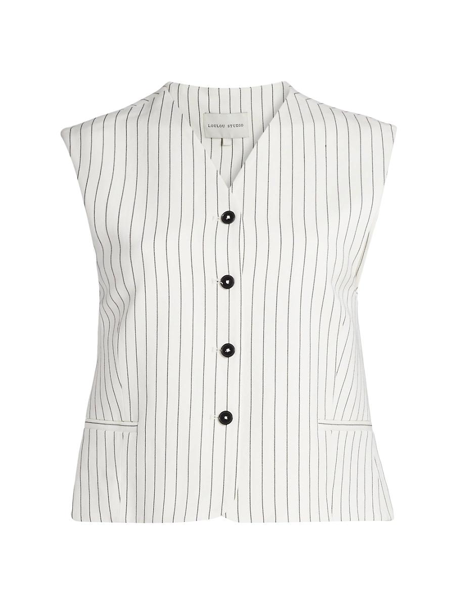 Womens Vanua Pin-Stripe Vest Product Image