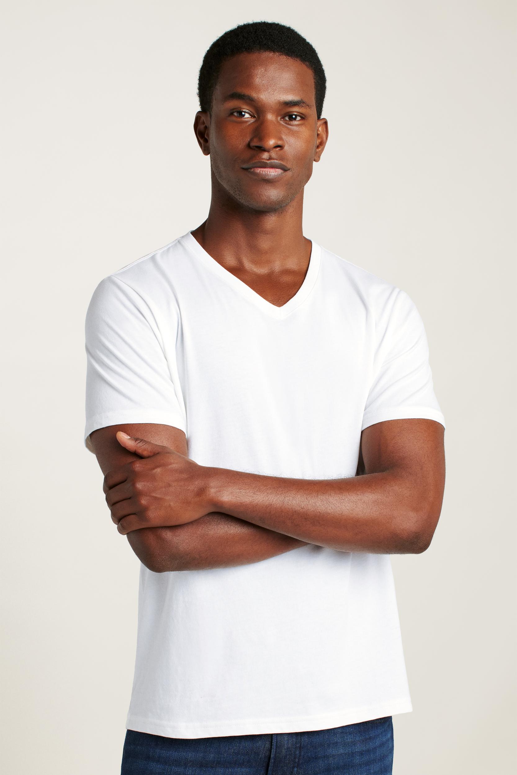 Forever Soft Cotton  V-Neck Tee Product Image