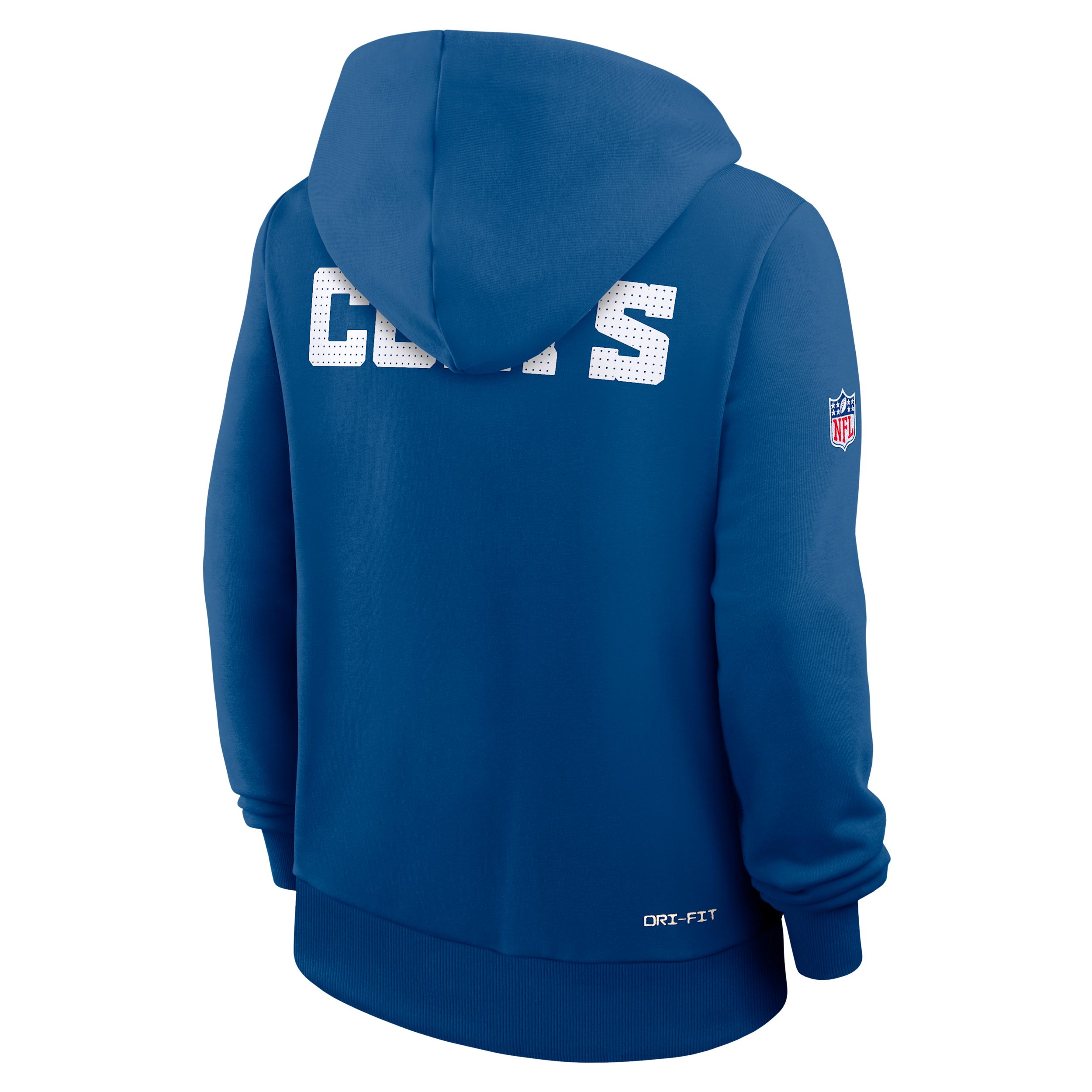 Indianapolis Colts Sideline Nike Womens Dri-FIT NFL Pullover Hoodie | 03C34LB98-A0M Product Image