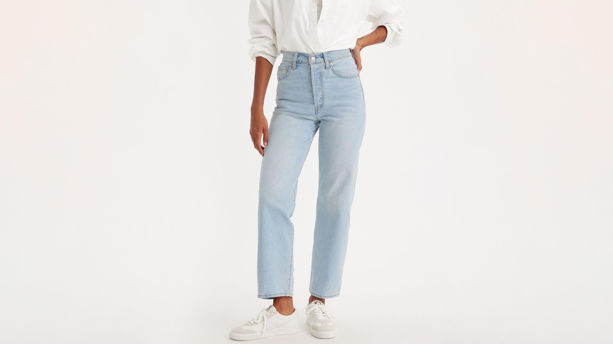 Ribcage Straight Ankle Women's Jeans Product Image