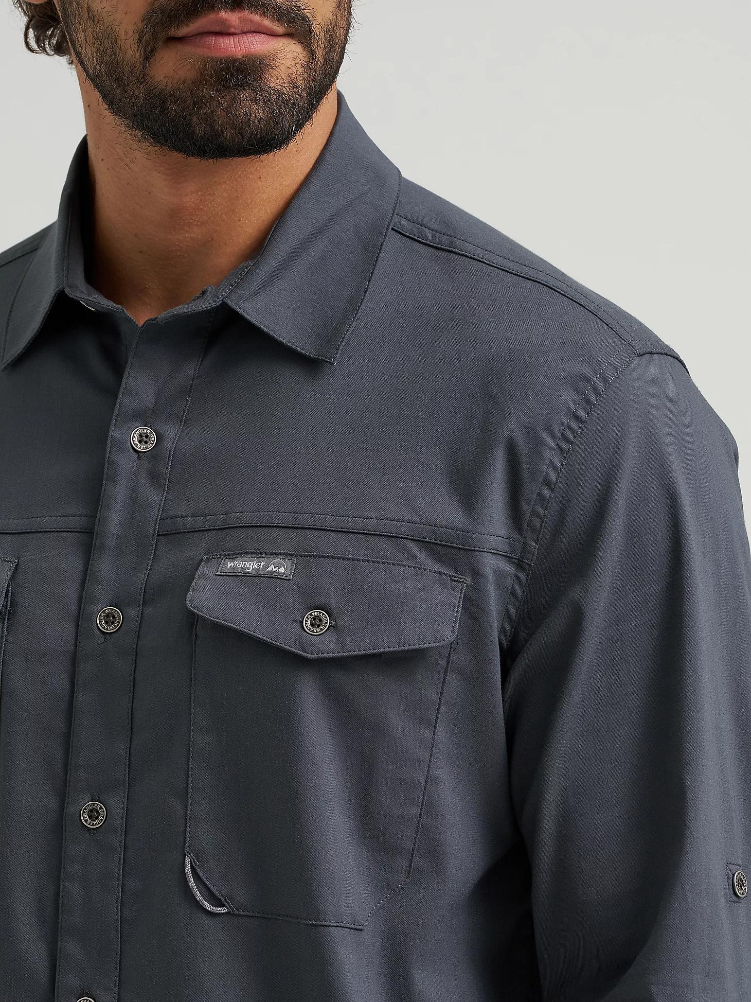 Men's Outdoor Stretch Solid Shirt in Woodland Product Image