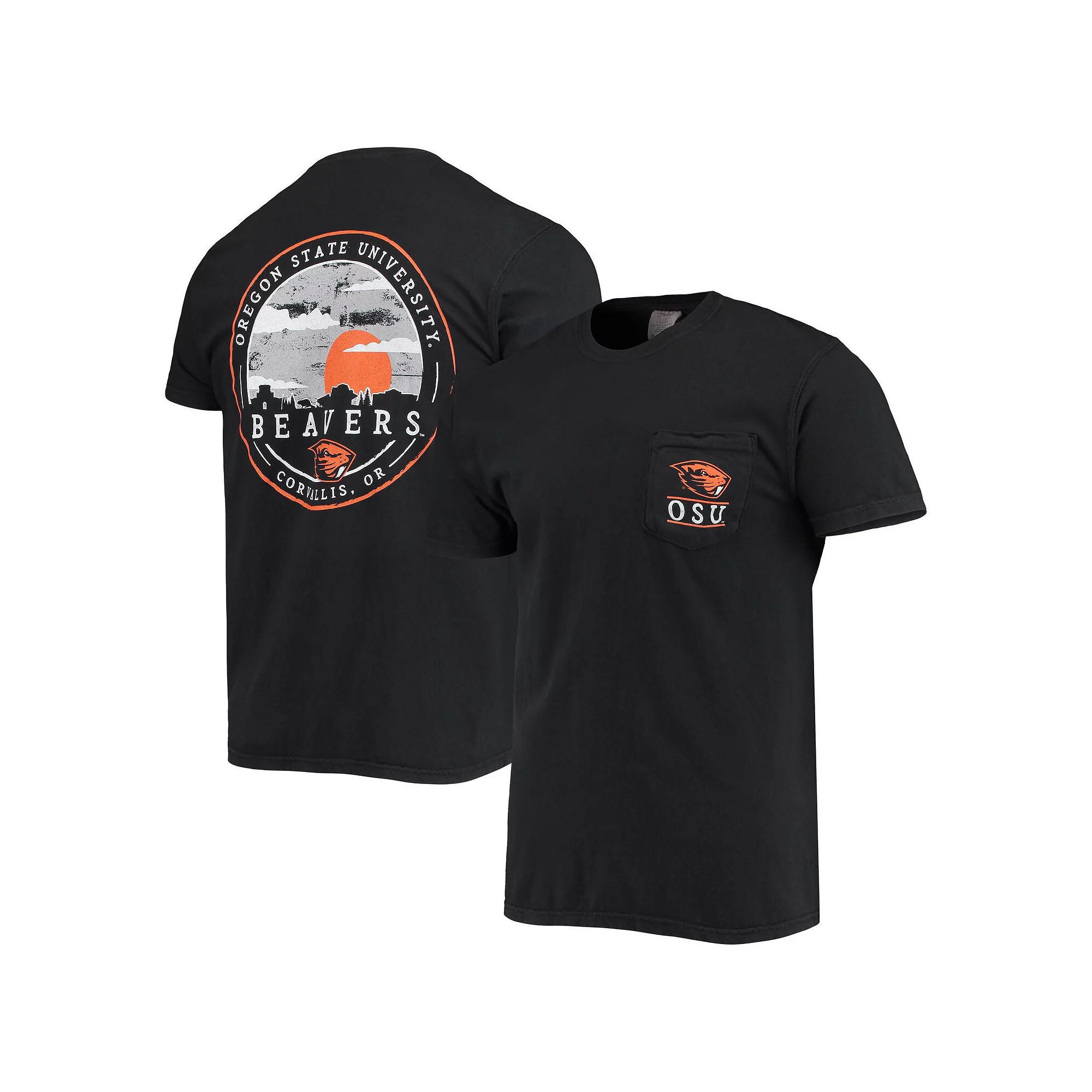 Mens Oregon State Beavers Circle Campus Scene T-Shirt Product Image