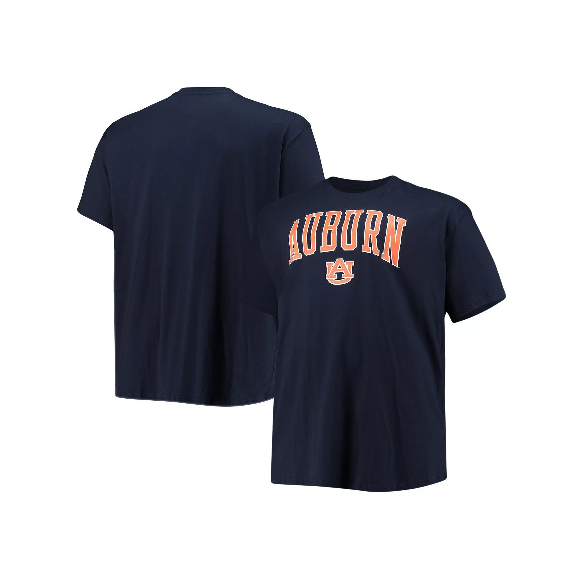 Men's Champion Navy Auburn Tigers Big & Tall Arch Over Wordmark T-Shirt, Size: 2XB, Blue Product Image