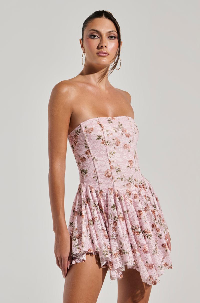 A KEEPER LACE MINI DRESS Product Image