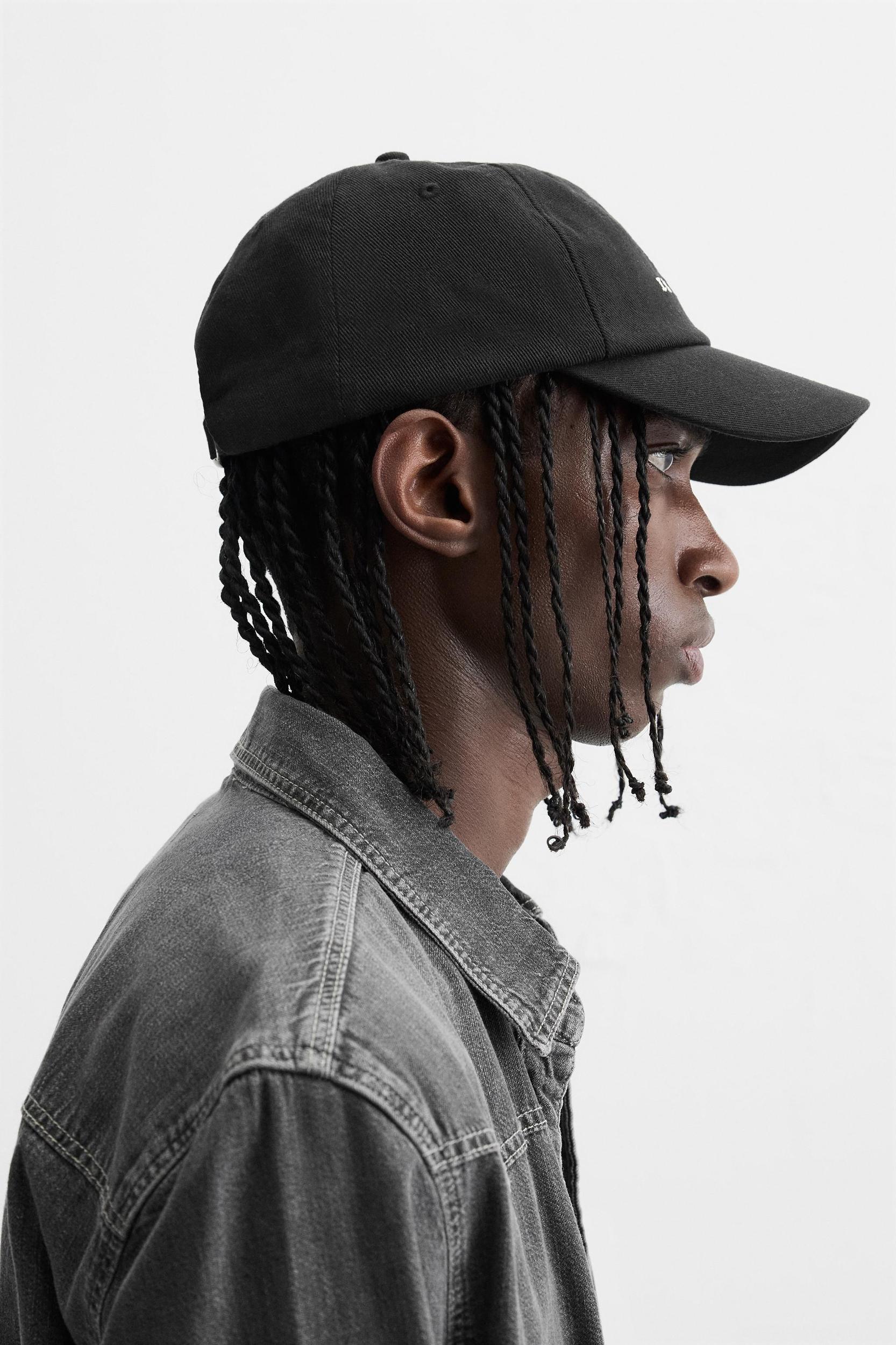 EMBROIDERED TEXT CAP Product Image