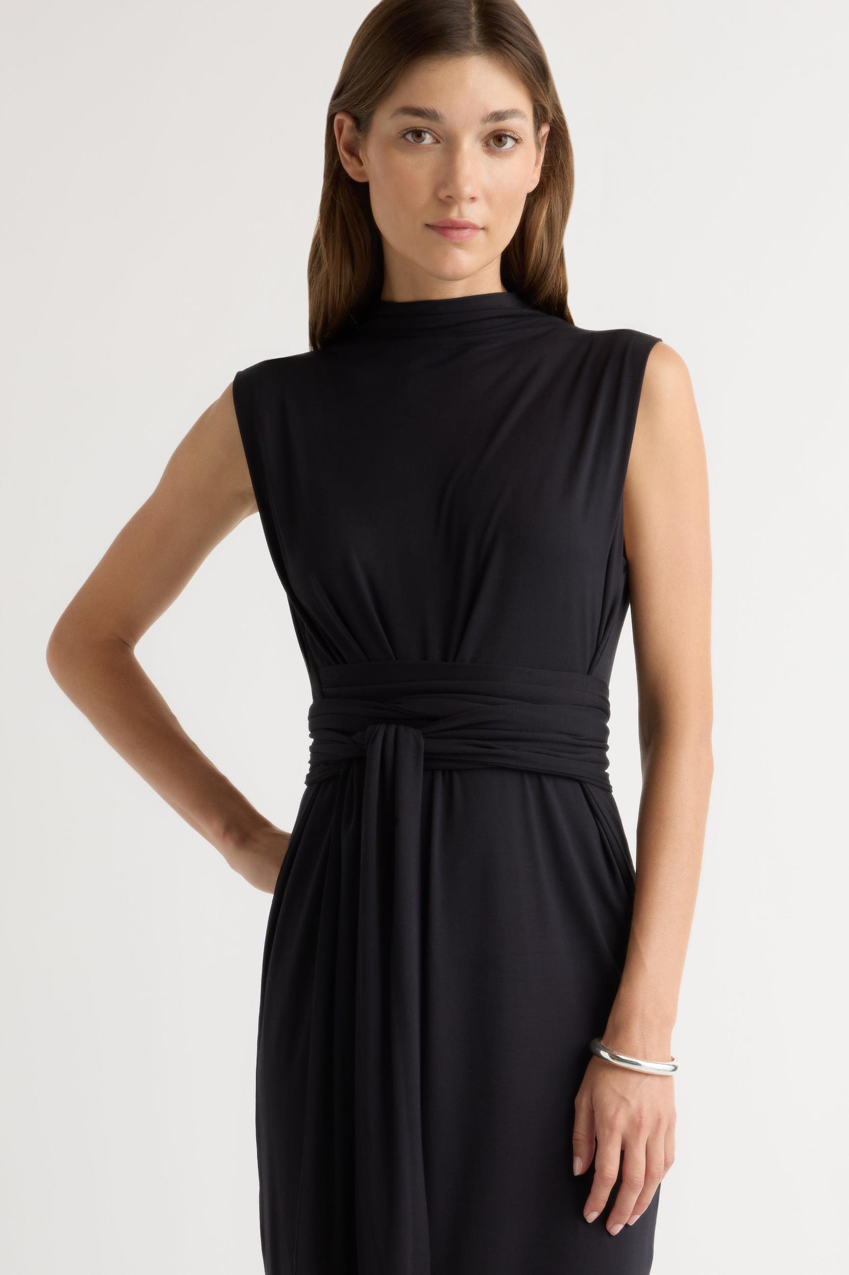 Eden Sleeveless Tie-Front Dress Product Image