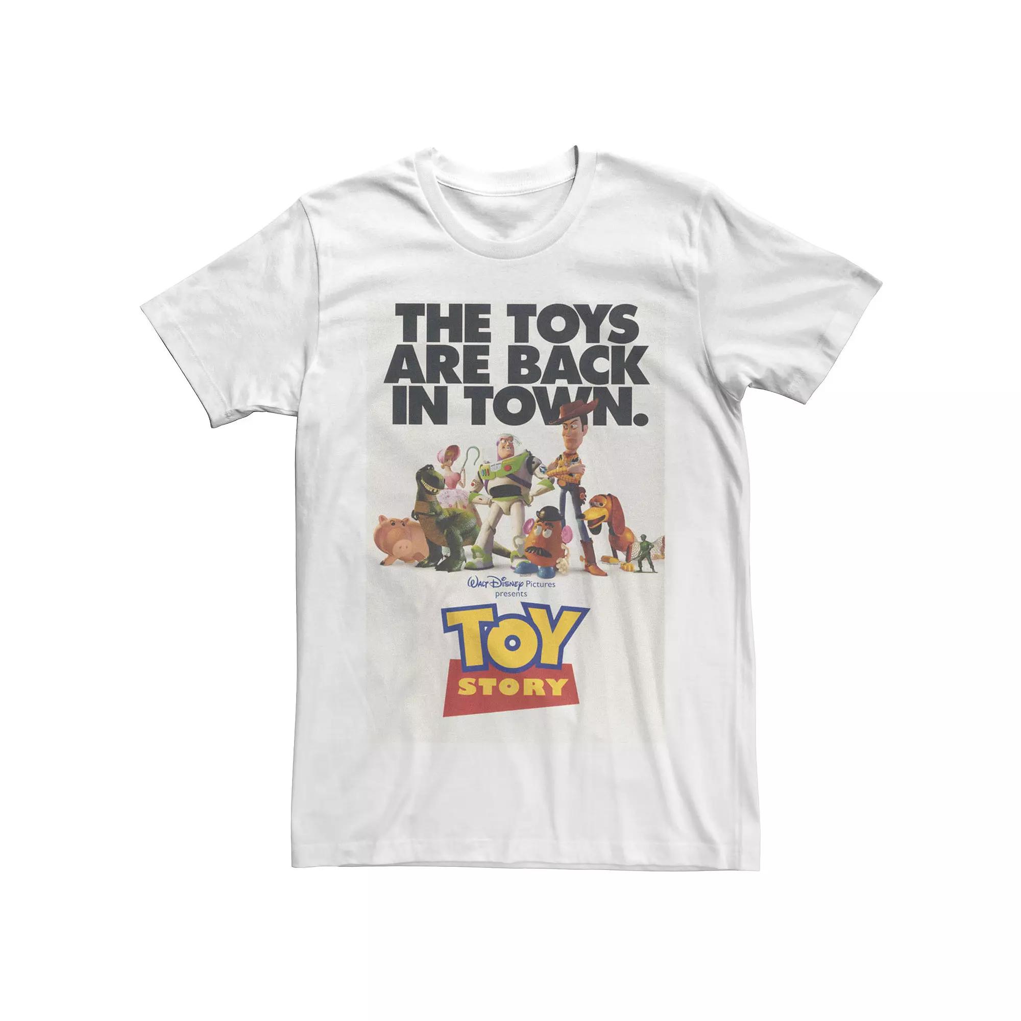 Disney / Pixar's Toy Story Men's "Toys Are Back" Poster Graphic Tee,  Product Image