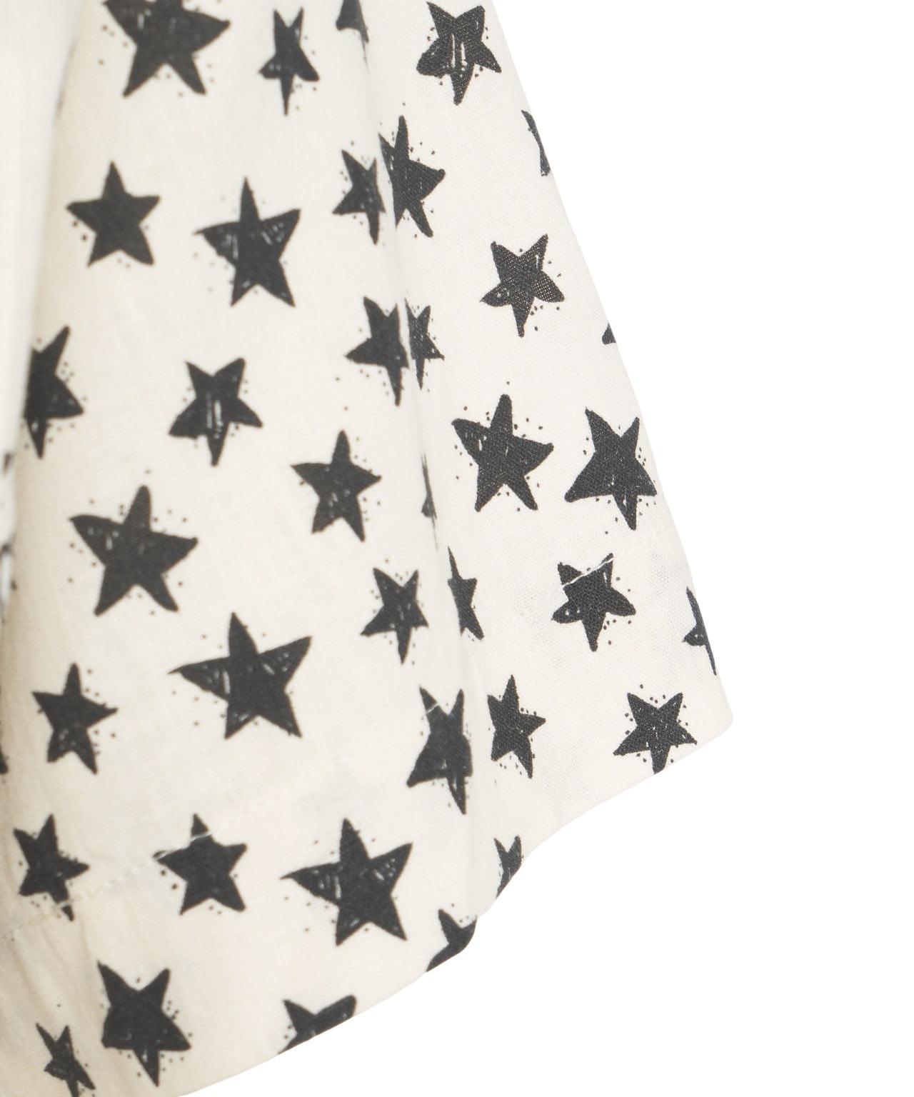 Linen blend blouse with print Product Image